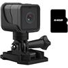YFDGD Fotocamera sportiva WiFi Subacquea Impermeabile Registrazione video da viaggio all'aperto Cattura Facilmente Momenti Mozzafiato(64GB Sports DV cam)