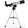 Generic per bambini e principianti, per bambini adulti astronomia principianti rifrattore da 70 mm, lunghezza focale 360 mm ingrandimento 90X viaggio