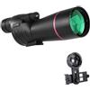 WESLNN Cannocchiale 25-75x60 Zoom HD Monoculare Potente Telescopio Impermeabile A Lungo Raggio Con Treppiede For Il Campeggio Di Tiro Al Birdwatching(Standard)