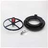 Generic Accessori per telescopi D114F900 Telescopio astronomico riflettente 114900 Specchio primario riflettente Gruppo obiettivo con specchio secondario(Schwarz)