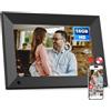 Arktronic Cornice digitale da 8 pollici, 1280 x 800 HD IPS WiFi, cornice per foto digitale, 16 GB, condivisione istantanea di foto/video tramite app/e-mail, USB/Mirco SD, nero