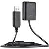 Andoer NP-FW50 Dummy - Cavo adattatore USB di ricambio per Sony NEX-3/5/6/7, serie A33, A37, A35, A55, A7, A7R, A7II, per AC-PW20, A6000, A6300