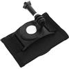 KONTONTY Clip Stabile e Leggero per Zaino per Fotocamere Sportive, Supporto Regolabile e Nylon Nero per Escursionismo Attività All'aperto