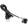 coolwell IMX335 5MP USB Camera (B) per Raspberry Pi Jetson Nano 2K Video Recording Better Sensitivity In Low Light Condition 175° Wide Angle USB 2.0