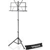 bespeco BP01X - Leggio pieghevole professionale con borsa di trasporto