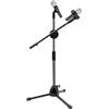 Lesunbak Supporto Per Microfono Retrattile, Supporto Da Tavolo Durevole, Supporto Per Microfono Con Asta Da Pavimento, Clip Per Microfono A Collo D'oca Con Asta Di Supporto, Per Tablet, Telefono, Supporto