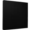 keyhelm s.r.l. Pannello Fonoassorbente Liscio 5cm Verniciato Nero traffico - 50x50cm - Pacco da 4(1m²)
