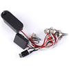 RiToEasysports Equalizzatore per Bassi a 3 Bande, Cablaggio del Circuito Pickup Preamplificatore Attivo con Potenziometri B50OK, MN500K, A10K e A20K per Bassi