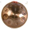 WYZCHDM Strumento Handpan, 22 Pollici Steel Pan Handpan drum instrument, Strumenti Musicali in re minore 432-Hz con Borsa Morbida per Pan, 2 Mazze per handpan, Supporto per handpan 10Tones blue