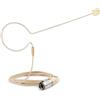 Generic Microfono auricolare di ricambio per Audio-Technica ATW-1101/H92-TH, sistema di microfoni senza fili, condensatore, omnidirezionale, connettore femmina Hirose a 4 pin (HRS), marrone chiaro