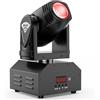 DELIBANG Teste Mobili,Moving Head Beam Luce da palcoscenico,RGBW Luci Discoteca Effetto d-mx512, con Modalità di Controllo del Suono e Automatica,Luci Palco per Bar Christmas Halloween