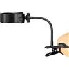 GKYQVE Supporto per microfono a collo di cigno con morsetto Braccio da scrivania regolabile flessibile con clip per microfono per apparecchiature musicali Supporto regolabile