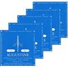 Augustine 5 x Augustine Blue corde (forte) - Corde in Nylon custodia per chitarra classica da concerto