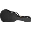 ROCKTILE Custodia Deluxe 4/4 (per chitarra western, chitarra classica e chitarra acustica, scomparto interno integrato Bloccabile) nero