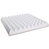 keyhelm s.r.l. Pannello Fonoassorbente Piramidale 6cm Verniciato Bianco Opaco - 50x50cm - Pacco da 4(1m²)