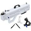 Troqullium Macchina del fumo, pistola for nebbia portatile da 1500W, macchina for nebbia a cannone con luci a LED, altezza di spruzzo 6-8m e distanza di spruzzo 8-10m for feste in discoteca,effetti DJ,(White)