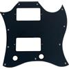 VAttea Per US Gibson SG Standard Style Full Face Style Chitarra Battipenna Parti (1 Ply Nero)