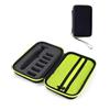 ZEXIJOW Custodia Rigida da Viaggio in pelle per Philips OneBlade QP2520 QP2530 QP2620 QP2630 QP2734 QP2824/30 QP2834/31 QP4631 QP6550 con Zipper Interno e Pennello,Nero + Verde
