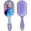CARTOON Spazzola piatta per capelli, Disney, 22 cm, in confezione regalo (Frozen, lilla)