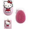 CARTOON Spazzola scioglinodi con applicazione in 3D Hello Kitty spazzola per capelli districante 9 cm