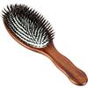 Acca Kappa Spazzola per Capelli Pneumatic Bristles in Legno di Kotibè, 100% Setole Naturali di Puro Cinghiale, Spazzola Ovale Lucidante e Volumizzante per Tutti i Tipi di Capelli