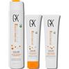 GK HAIR Shampoo Idratante 300 ml + 100 ml Formato Viaggio Shampoo & 100 ml Balsamo - Senza Solfati & Parabeni - Per Capelli Colorati, Secchi, Grassi & Danneggiati