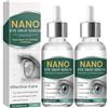 Generico Nano Eye Drops Serum, collirio, cura per alleviare l'affaticamento degli occhi, delicato ed efficace, 30 ml/confezione (2pcs)