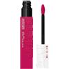 Maybelline SuperStay Matte Ink City Edition - Rossetto liquido pigmentato opaco a lunga durata, superficie opaca artista, 0,17 Fl Oz, 1 pezzo