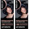 SYOSS Colorazione 1_4 blu nero (2 x 115 ml), colorazione permanente con cheratina conferisce fino a 100 giorni di intensità del colore professionale, 100% copertura grigia