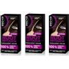 Syoss Root Retouch, Ritocco permanente Castano Scuro, Colorazione permanente per 100% copertura della ricrescita capelli, Kit con crema colorante capelli e maschera intensiva con cheratina, 3 Pezzi