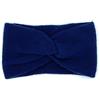 FANTASIE TERRENE Fascia per capelli, Donna, in 50% Cashmere Riciclato Certificato di alta qualità, Made in Italy. (Blue)