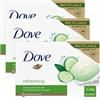 Dove Beauty Cream Bar Cetriolo E Tè Verde Saponetta Solida Rinfrescante 2X90GR 3 Unità