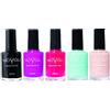 MOYOU LONDON MoYou Nails Bundle of 5 Stamping Nail Polish: Nero, Ciclamino, Rosso Fuoco,Azzurro Polvere , Nude Colori utilizzato dai professionisti del Settore Nail per ottenere decorazioni belle e alla moda provenienti direttamente dal distributore