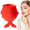 Yulokdwi Pesce Lip Plumper | Dispositivo rimpolpante per labbra forma di pesce in silicone | Dispositivo rimpolpante potenziatore labbra lunga durata e strumento rimpolpante ventosa labbra per la