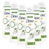 Dove Deodorante spray per cetriolo, deodorante con complesso di zinco nutriente e 0% sali di alluminio, 150 ml, 6 pezzi