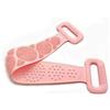 Sinye Scrub in silicone,Doccia da bagno Spazzola per il corpo in silicone Cintura da bagno Spazzola esfoliante per spazzola Lavare la cinghia (Rosa)