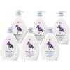 Dermomed, Crema di Sapone Mani Iris, Rispetta la Pelle Rendendola Profumata e Morbida, con Acido Ialuronico, pH Neutro, Made in Italy, Dermatologicamente Testato, 6 Dispenser da 1L