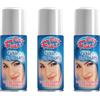 Virsus 3 bombolette Spray da 100 ml di Colore Bianco temporaneo per Capelli, colora i Tuoi Capelli per Feste Party e Eventi sia per Bambini e Ragazzi lacca Colorata Bianca