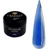 Crystal Professional Builder Gel 15 ml | Unghie in gel con effetto vitrage e finitura simile al vetro, gel per unghie per estensioni creative con effetto profondo, gel ricostruibile per unghie, blu scuro 004