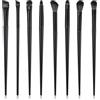 Bremorou Set di 8 pennelli per ombretto, set di pennelli per trucco, ombretto, pennello per gli occhi, set di pennelli per gli occhi, set di pennelli per trucco, fondotinta professionale di ombretto, cipria,