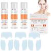 WRANBAO Collagen Film Mask and Collage Protein Nano Spray Set per la cura della pelle, per l'idratazione, maschera profonda, rassodante, leviga la pelle, adatto per tutti i tipi di pelle (3 pezzi)