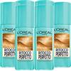 L'Oreal Paris 6x L'Oréal Paris Ritocco Perfetto Spray per Capelli Bianchi Ritocco Radici Istantaneo Colore Biondi Chiari Dorati - 6 Flaconi da 75ml ognuno