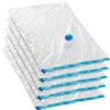 TecTake SACCHETTI SOTTOVUOTO BUSTE SALVASPAZIO SPACE BAG PER ABITI COPERTE - disponibili in diverse misure e quantità - (5x M 48x68 cm | no. 402523)
