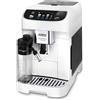 De'Longhi Magnifica Plus ECAM320.60.W, Macchina Caffè Automatica, Sistema LatteCrema Hot per Cappuccino Automatico, 4 Ricette, Display Colorato Soft Touch, Funzione Extra Shot, Funzione x2, Bianca