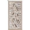 Pierre Tappeti Tappeto AMSTERDAM TORTORA moderno floreale tulipani, passatoia cucina multiuso lavabile antiscivolo cm.55x140