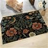 Generic Ver Scuro Tappeto antiscivolo Welcome, Tappetino Ingresso Casa Interno, Fiori Selvatici Uccelli Tappetino Bagno Cucina Lavabile, 40 x 60 cm Morbido E Confortevole