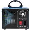 BAIFULAI Generatore di ozono 60000 mg/h: 100 W 60 g/h dispositivo ozono con timer, ozonizzatore multifunzione O3 industriale, purificatore d'aria O3 per auto, appartamento, stanza, fumo, odori di animali