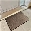 Olivo Tappeti OLIVO Zerbino Tappeto Asciugapassi Rettangolare, Zerbino Antiscivolo per Ingresso, Antinciampo, Tessitura Morbida, Retro Gommato, Tinta unita SOLID JUNIOR (MARRONE, 90x120 cm)