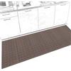 ANRO Tappeto passatoia Itaca, per cucina e corridoio, antiscivolo, lavabile, fino a 5 m di lunghezza, 200 x 67 cm, colore: marrone