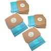 vhbw 10x sacchetto compatibile con Electrolux Lux 1 Classic, 1 Royal, D820, 1 aspirapolvere - 22,5cm x 19cm azzurro